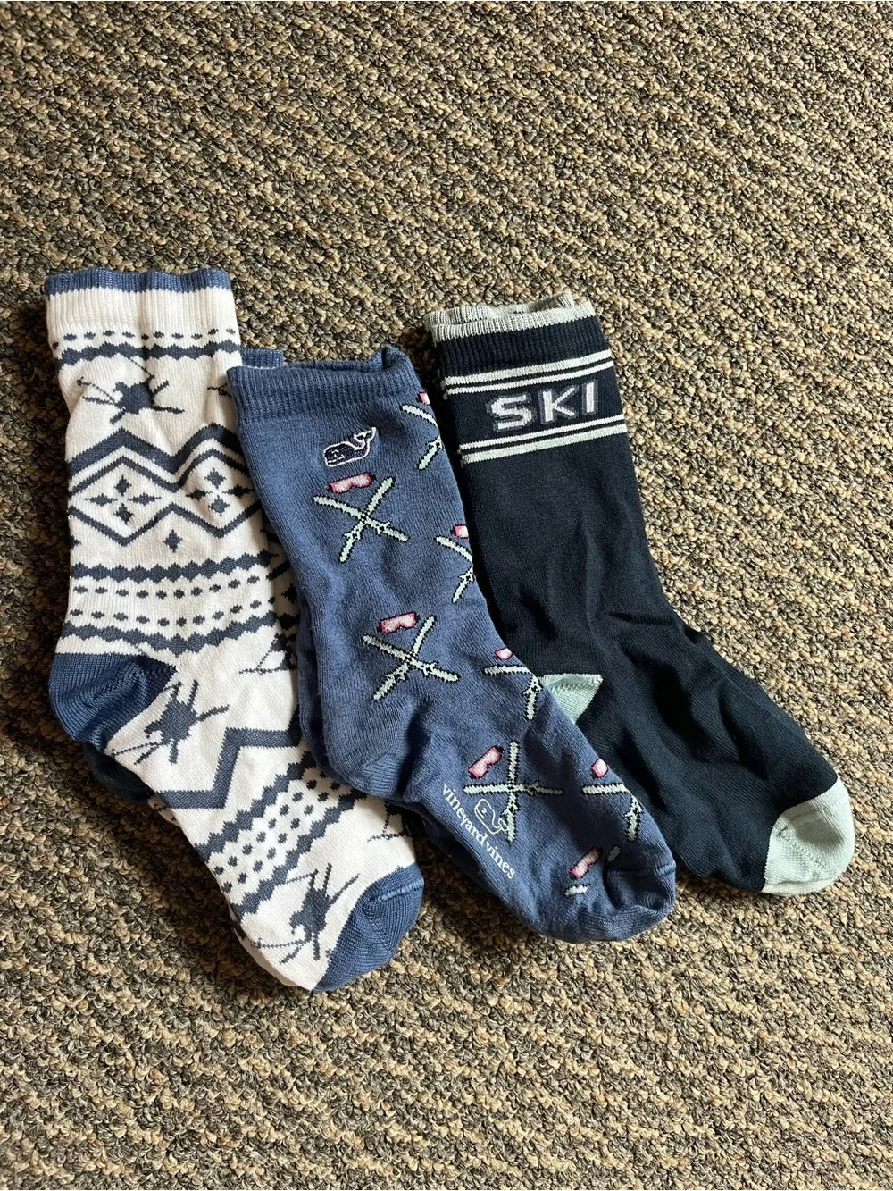 Vineyard Vines Kids Ski 3-Pack Socks